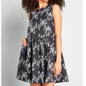 Modcloth Cactus Dress with POCKETS! Size XS